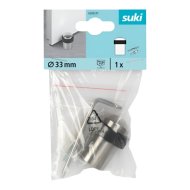 Suki ajtóütköző csavarral csiszolt 27/33mm H46mm