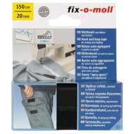 Suki tépőzár szalag felvarrható 150x20mm fekete