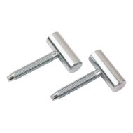 Suki befúrható ajtópánt felső rész D=15mm horganyzott acél