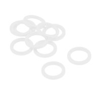 Suki ajtópánt gyűrű D=13mm 19x2mm műanyag fehér 12 darab/csomag