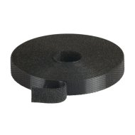 Suki tépőzáras kábelkötöző 5mX10mm fekete