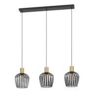 Eglo EMPOLI függeszték E27 3X40W IP20 110cm fekete-réz