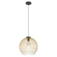 Eglo VENEZUELA függeszték E27 40W IP20 110x39cm fekete-arany