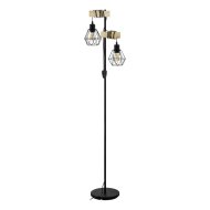 Eglo TOWNSHEND5 álló lámpa E27 2x60W IP20 166,5cm fekete-fa