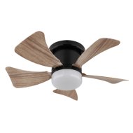 Globo mennyezeti ventilátor 10W 5 lapátos barna