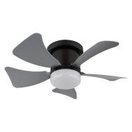Globo mennyezeti ventilátor 10W 5 lapátos szürke