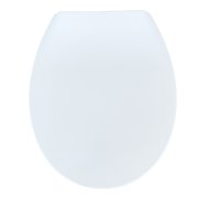 Quadrat pole wc-ülőke, thermoplast, műnyag zsanér, fehér, 1kg