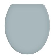 Quadrat Manhattan wc-ülőke,duroplast, fém zsanér, szürke, 2,45kg, fordított