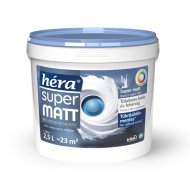 Héra super matt beltéri színes falfesték 2,5l fehér