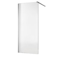 Sanotechnik Walk-in üvegfal 118x200cm 8mm víztiszta biztonsági üveg vízlepergetős