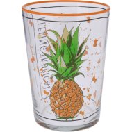 510ml gyümölcs mintás üveg pohár