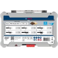 BOSCH ALAKMARÓBETÉT KÉSZLET 6 RÉSZES EGYENES ÉLŰ 8MM-ES SZÁRRAL