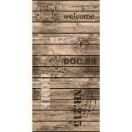 Woodstamp 65cm barna beltéri futószőnyeg
