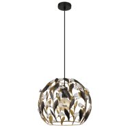 Globo Mika 40x150cm fekete-arany matt függőlámpa