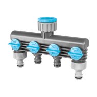 IDEAL négyes elosztó 3/4&quot; és 1&quot; csapokhoz