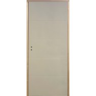 Delta Rózsa lemezelt beltéri ajtó 100x210cm forgatható, tele, blokktok