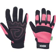 Rocky 8-as kombinált pink kerti kesztyű