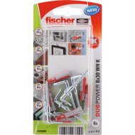DŰBEL 6X30MM 6 DB KÖRKAMPÓVAL &quot;DUOPOWER&quot; FISCHER