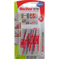 DŰBEL 8X65MM 8 DB &quot;DUOPOWER&quot; FISCHER