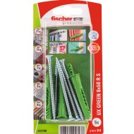DŰBEL 8X50MM 5 DB CSAVARRAL &quot;UX GREEN&quot; FISCHER