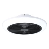 Eglo 46cm LED-RGB/CCT fehér/fekete mennyezeti ventilátor