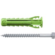 FISCHER RÖGZÍTŐDÜBEL 10X50MM HATLAPFEJŰ CSAVARRAL 5 DARAB/BLISZTER SX PLUS GREEN