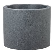 Riva 30cm fekete műanyag kültéri kaspó