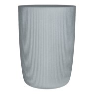 Linetto 38cm fekete műanyag kültéri kaspó