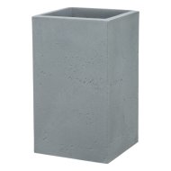 C-Cube 28cm szürke műanyag szögletes kültéri kaspó