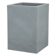 C-Cube 38cm szürke műanyag szögletes kültéri kaspó