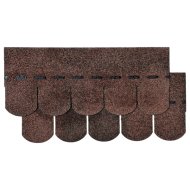 G-Tec Hobby 336x808mm barna 2m2/cs hódfarkú zsindely