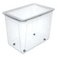 Bea Clearbox 63L gurulós átlátszó tároló doboz