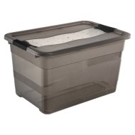Cornelia Crystalbox 52L 59,5x39,5x34cm tetővel szürke