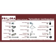 PRIMORA ÚSZÓKAPU TARTOZÉK SZETT BRONZ 60-AS