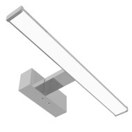 Avide 40cm 670LM IP44 LED szögletes krómozott tükörvilágító lámpa