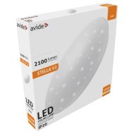 Avide LED mennyezeti Lámpa Stella V2 24W NW 4000K 2100lm IP20 38x6,5cm kör