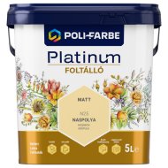 POLI-FARBE PLATINUM FOLTÁLLÓ BELTÉRI SZÍNES FALFESTÉK 5L N25 NASPOLYA