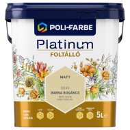 POLI-FARBE PLATINUM FOLTÁLLÓ BELTÉRI SZÍNES FALFESTÉK 5L BB40 BARNA BOGÁNCS