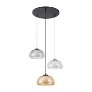 Rábalux Elowen függeszték G9 3x max.5W 150x40cm fekete