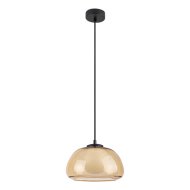 Rábalux Elowen függeszték G9 1x max.5W fekete borostyán búra