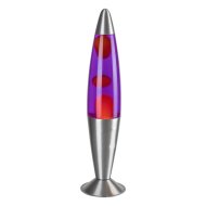 Rábalux Lollipop3 LED lávalámpa 25W ezüst-sárga