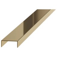 Küszöbfedő 15x70x15x1000mm réz