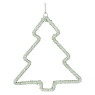 Karácsonyfadísz 10cm vas 3-féle design