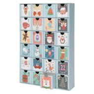 Adventi naptár 25,7x6,4x38,3cm