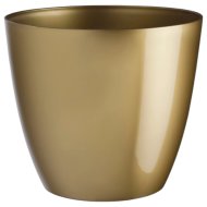 Virágkaspó Ella Deco Gold átm.:18cm műanyag arany színben