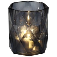 Dekor mécses LED-es 4,7x4,7x6cm