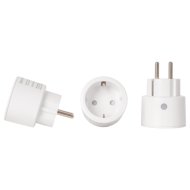 Távirányítós 2300W hálózati adapter 3 aljzattal és távirányítóval