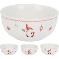 Karácsonyi tál 500ml 3-féle mintával porcelán