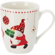 Karácsonyi bögre 340ml 3-féle mintával porcelán