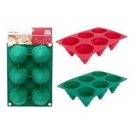 Karácsonyi szilikon tortaforma, 2 színben